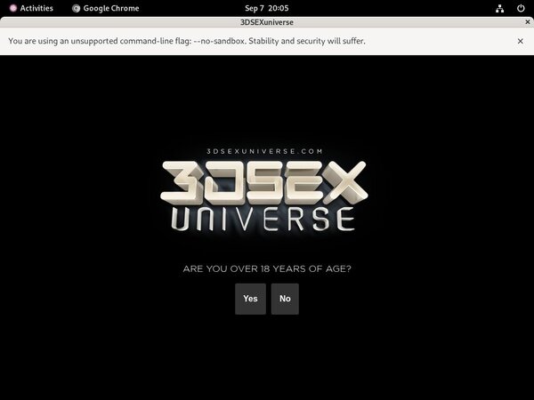 3D SexU Niverse Web Billing