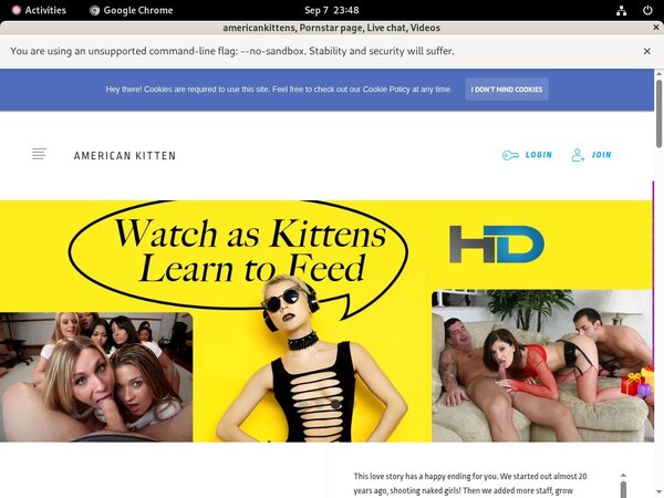 Americankittens Trial Videos