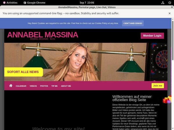 Annabelmassina.modelcentro.com New Account