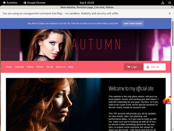 Autumn New Login Account