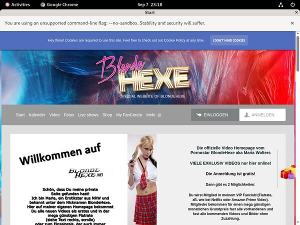 BlondeHexe Footjob