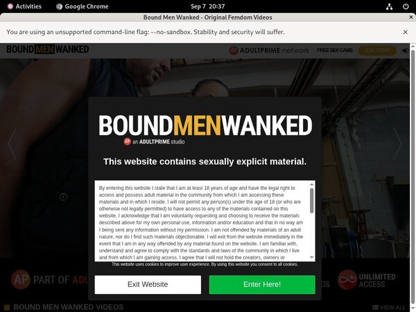 Boundmenwanked.com Site Passwords