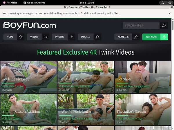 Boy Fun Credit Card