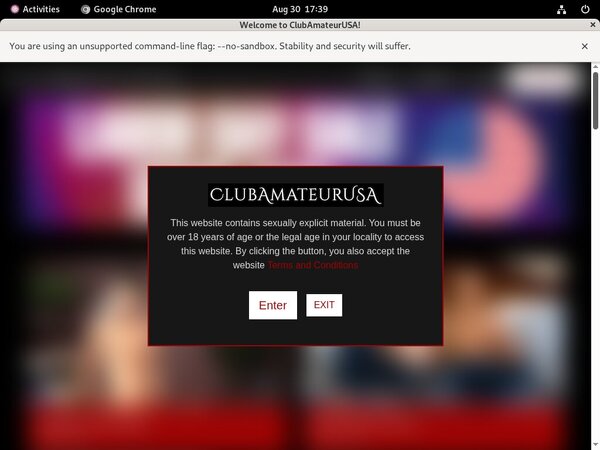 Club Amateur USA Password Site