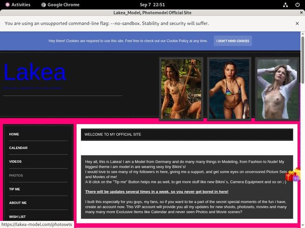 Com Lakea-model Free Logins