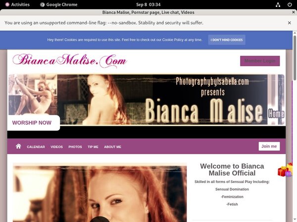 Create Bianca Malise Account