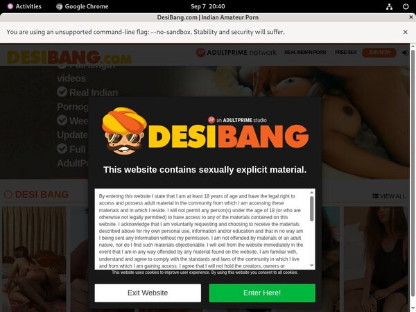 Desi Bang Home Page