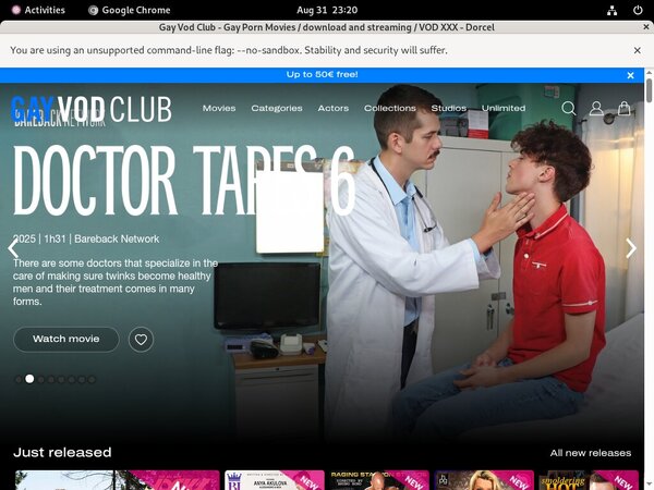Discount Gay Vod Club Trial Membership