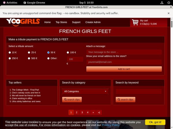 FRENCHGIRLSFEET Accont