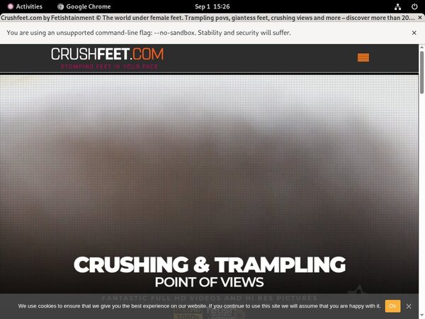 Feet Crush Discount Deal