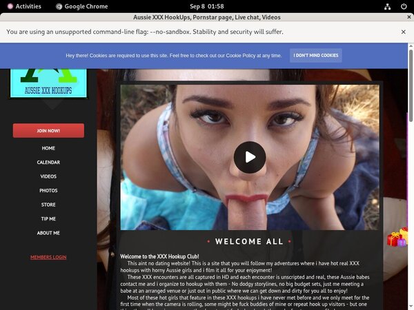 Free Accounts AussieXXXHookUps