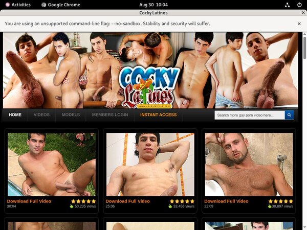 Free Cocky Latinos Accounts