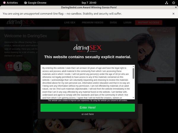 Free Daringsexhd Discount Offer