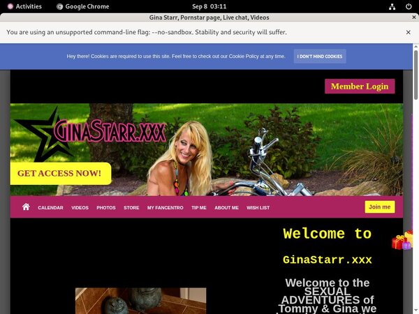 Free Gina Starr Account Logins