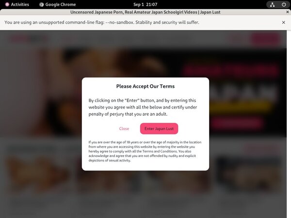 Free Lust Japan Logins