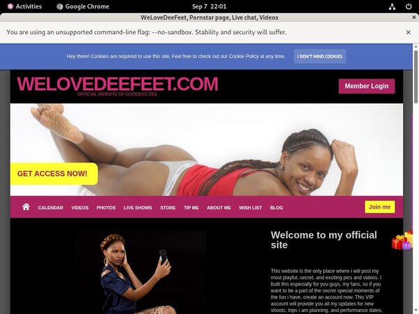 Free Premium WeLoveDeeFeet Accounts