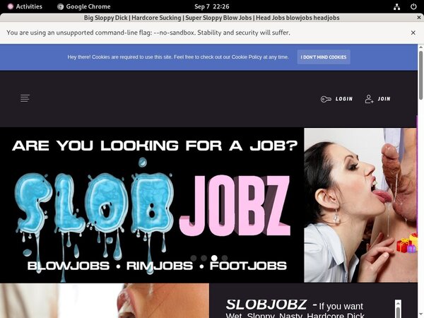 Free Slobjobz.com Trial Access