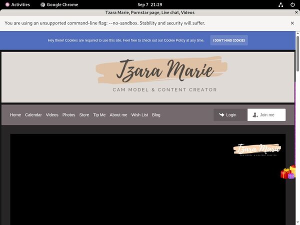Free Tzaramarie.com Membership Account
