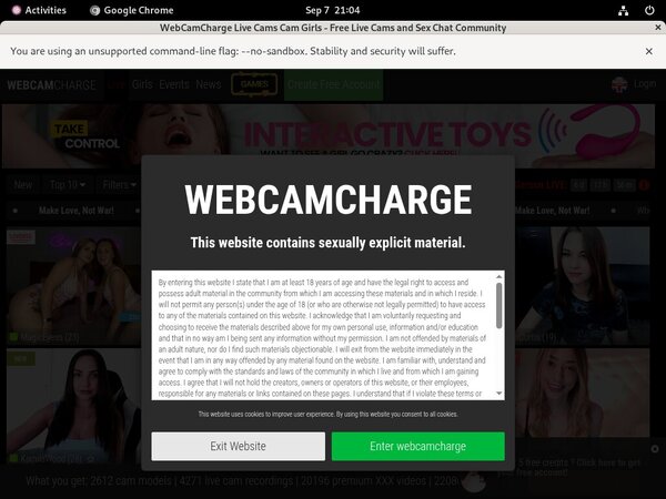 Free Watch Webcamcharge.com