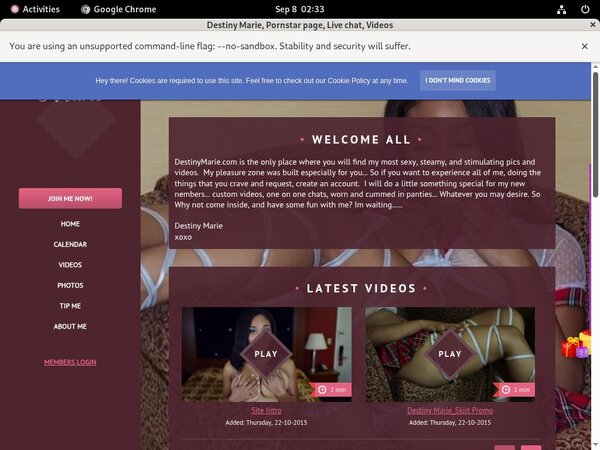 Get Destiny Marie Free Logins