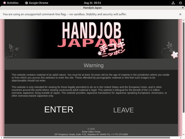 Handjob Japan Create Account
