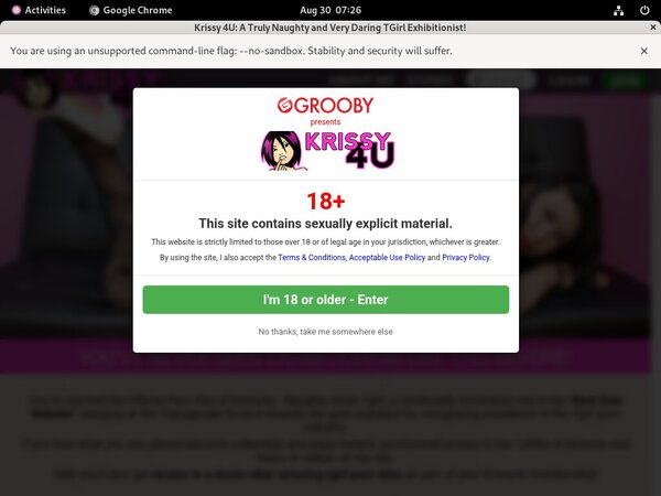 How To Get Into Krissy4u