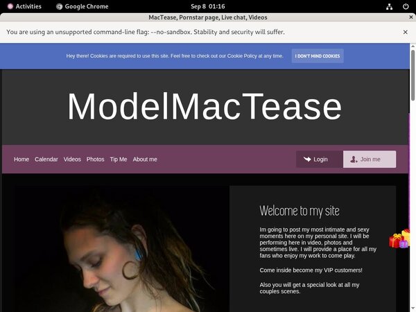 MacTease Cams