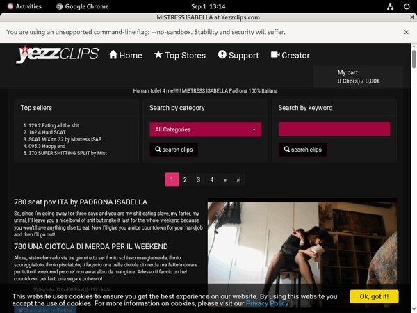 Mistress Isabella With Yen