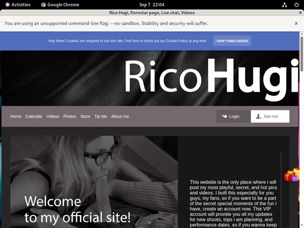 New Free RicoHugi Account