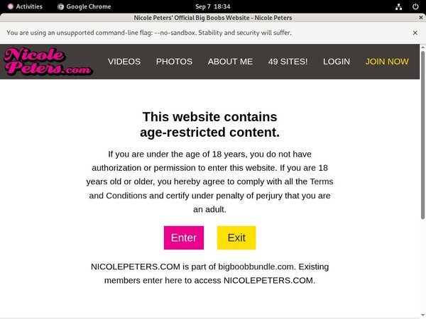 Nicolepeters.com Porn Review