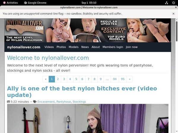 Nylonallover.com Free Account And Password