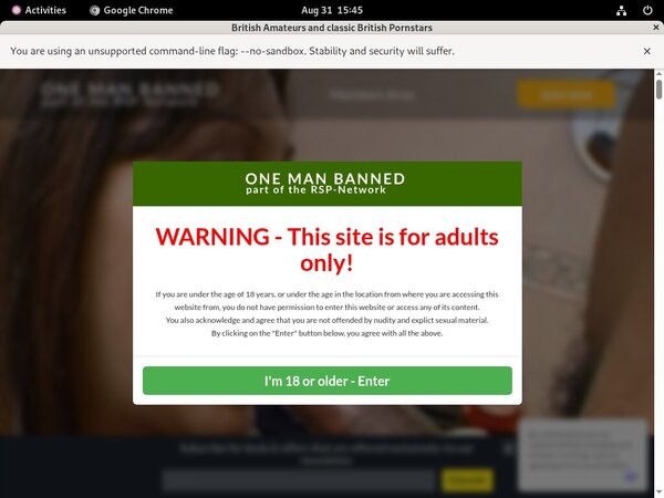 Onemanbanned.tv Creampie