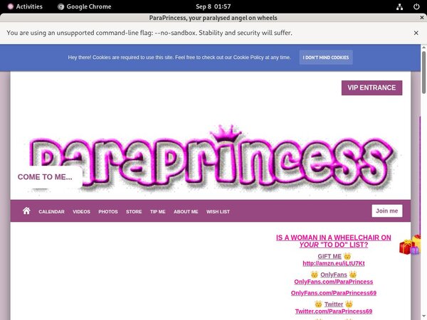 ParaPrincess Free Tour