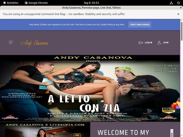 Password Andy Casanova