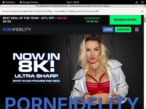 Pornfidelity.com Trial Membership $1