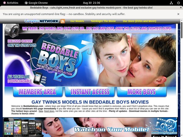 Register For Beddableboys