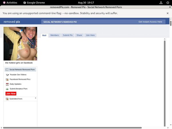 Removed Pix Streaming