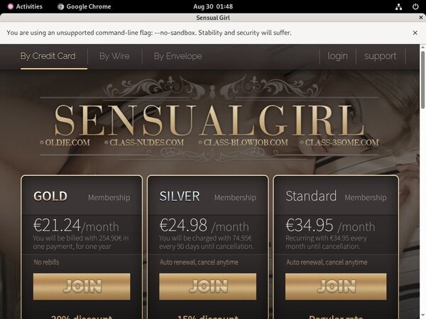 Sensualgirl With Bank Pay