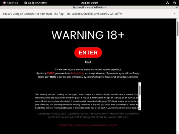 Sexting 18 Gift Card