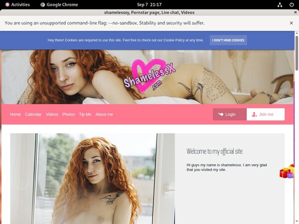 Shamelessxy Pass Login
