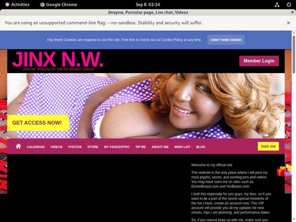 Sign Up Jinxynw.com Free