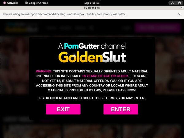 Slut Golden Sex