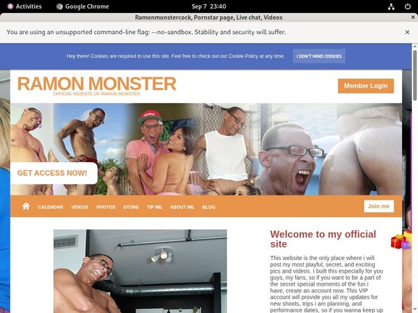 Special Ramonmonstercock.com Free Trial