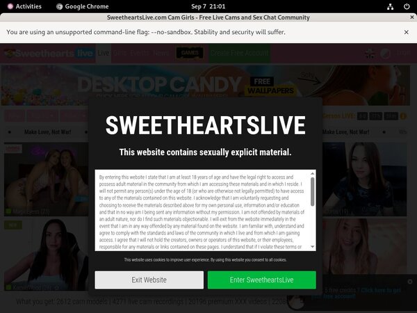 Sweethearts Live Trial Videos