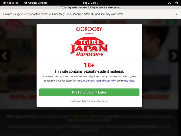 TGirl Japan Hardcore Free Trial Memberships