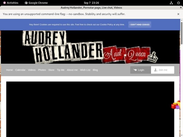 Theaudreyhollander Signup Form