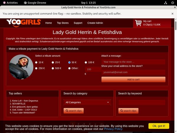 Trial Fetishdivagoldlady