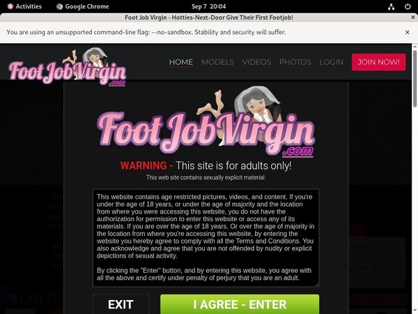 Try Free Foot Job Virgin