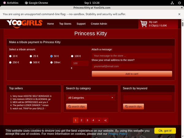 Yoogirls.com Membership Trials