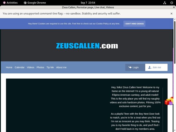Zeuscallen Benutzername